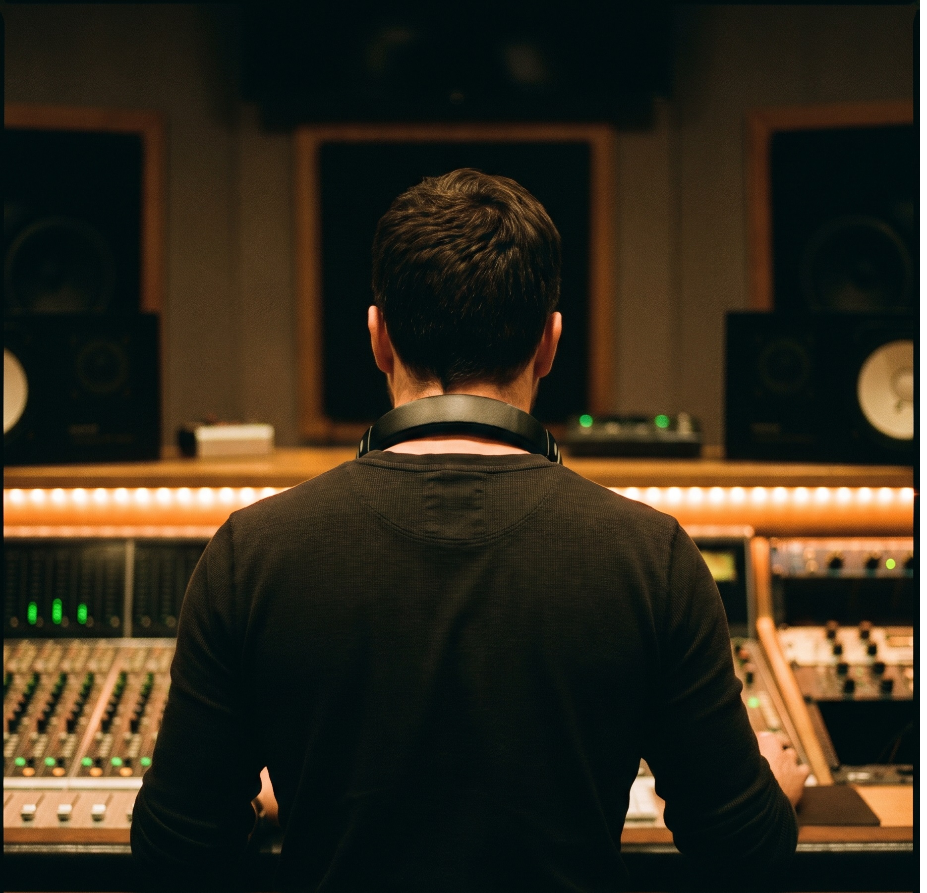 The executive producer behind the mixing console